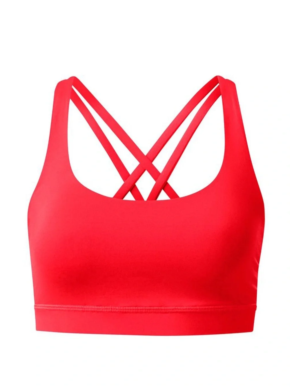 Lululemon Energy Bra Flare Orange Size 6 Luxtreme Strappy Yoga Gym
